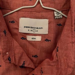 Paper denim & cloth casual button down for men